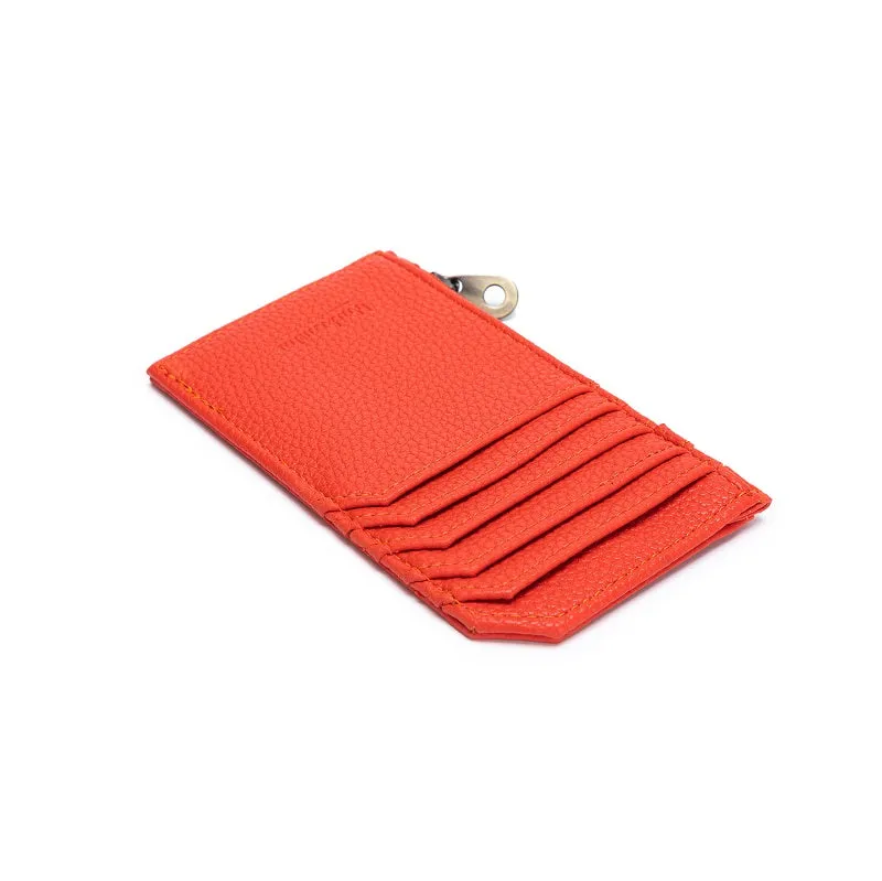 Gabbie Orange Card holder/ Coin Purse