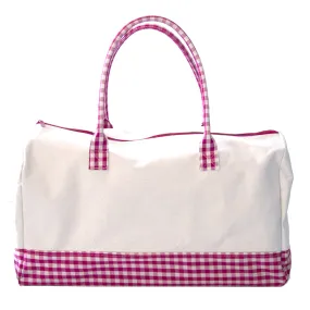 Gingham Duffle Bag