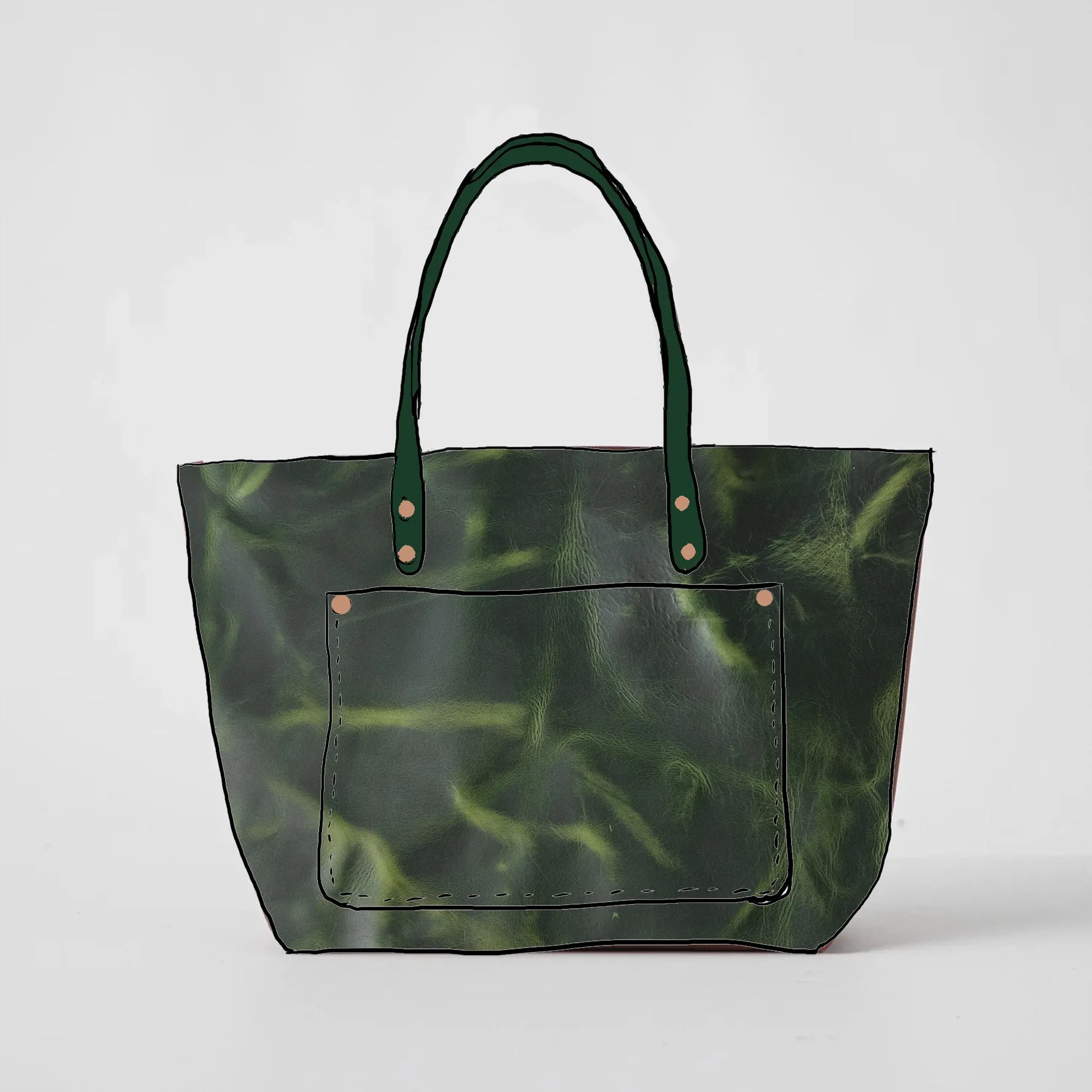 Green Cheaha Market Tote