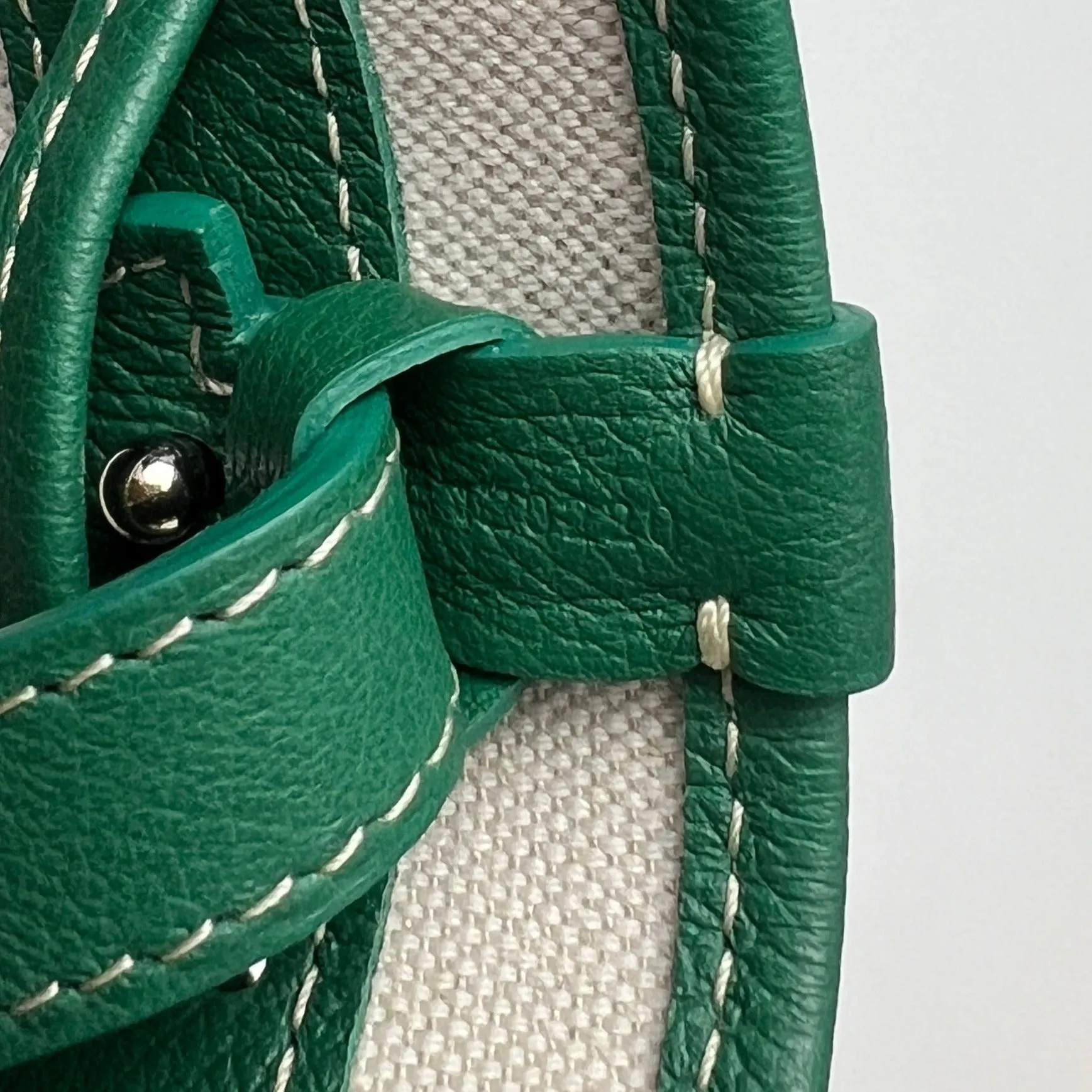 Green Goyardine Petit Flot Bucket Bag