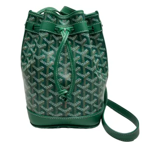 Green Goyardine Petit Flot Bucket Bag