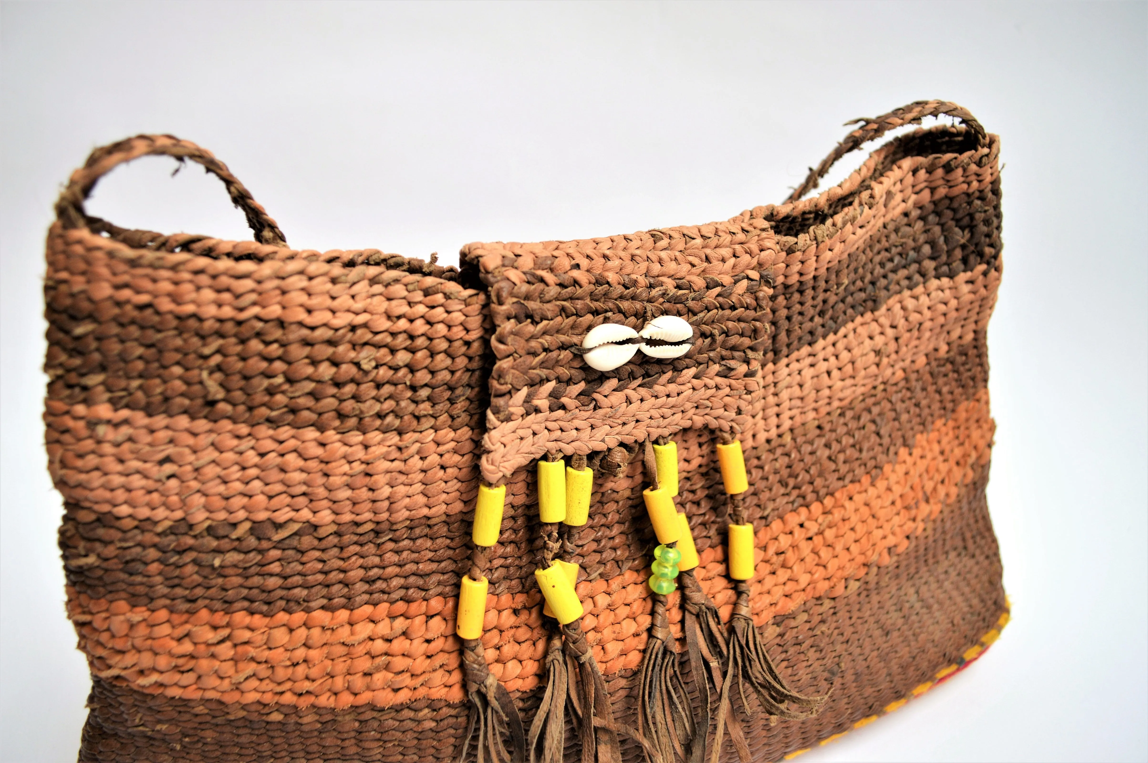 Hippie bag, Vintage leather bag