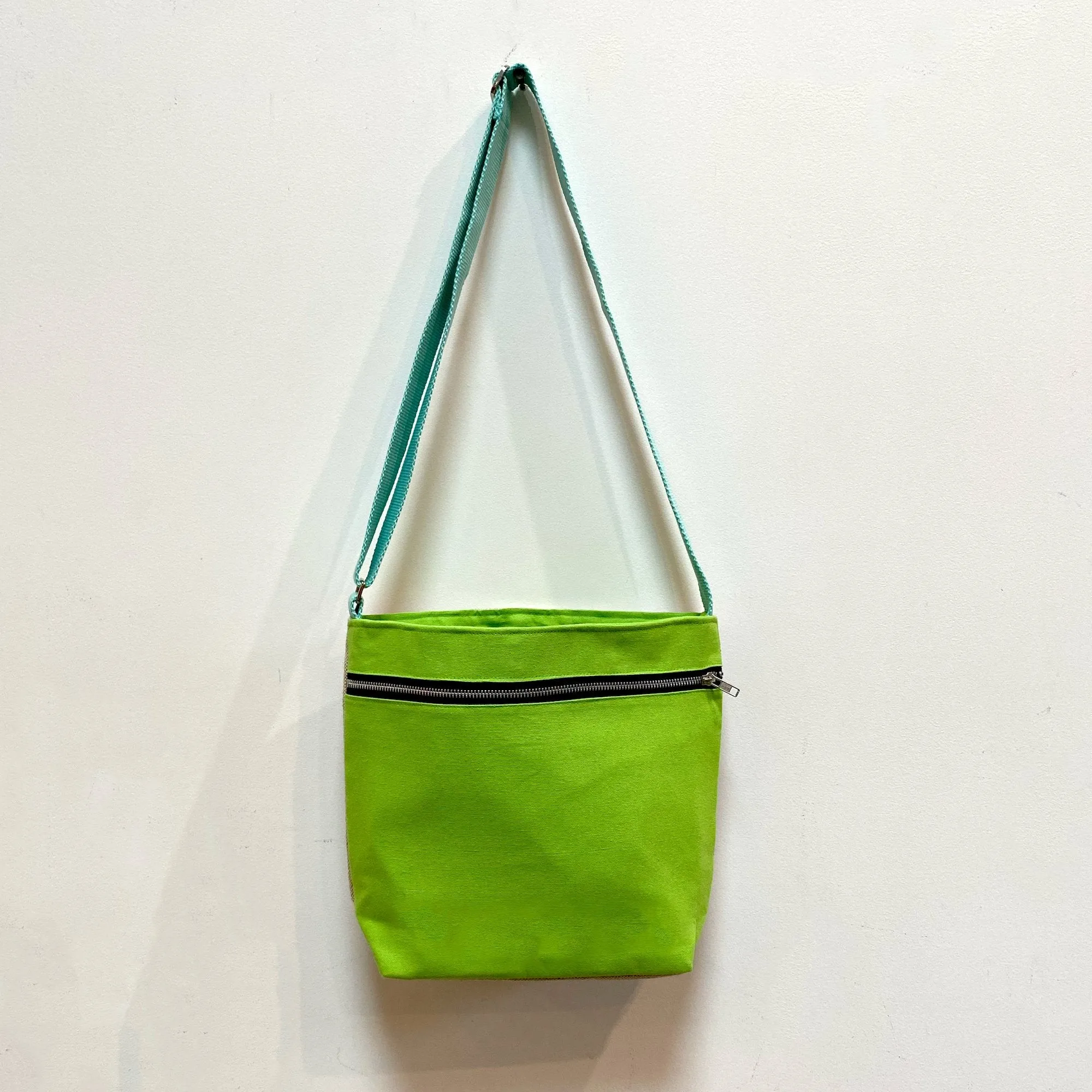 Ibis Crossbody Shoulder Bag in Lime Green