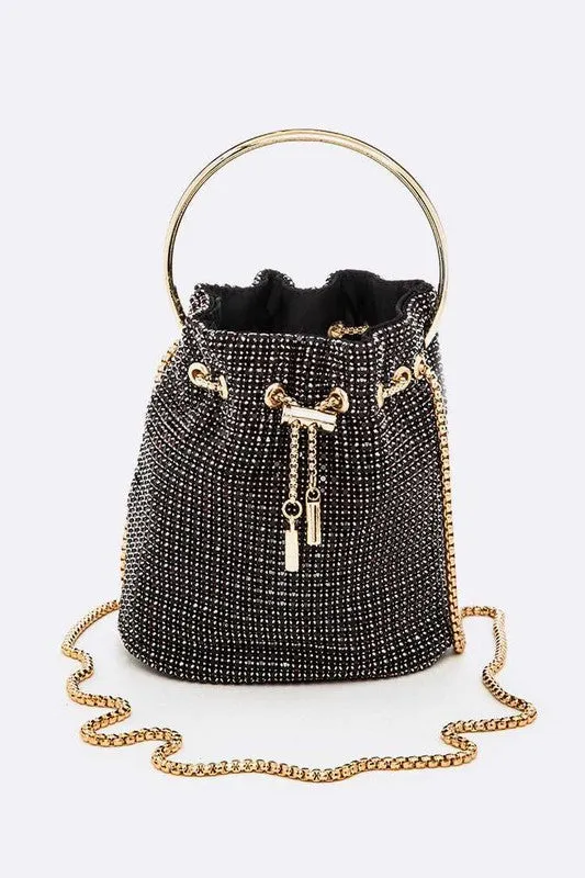 Iconic Oversize Rhinestone Bucket Bag