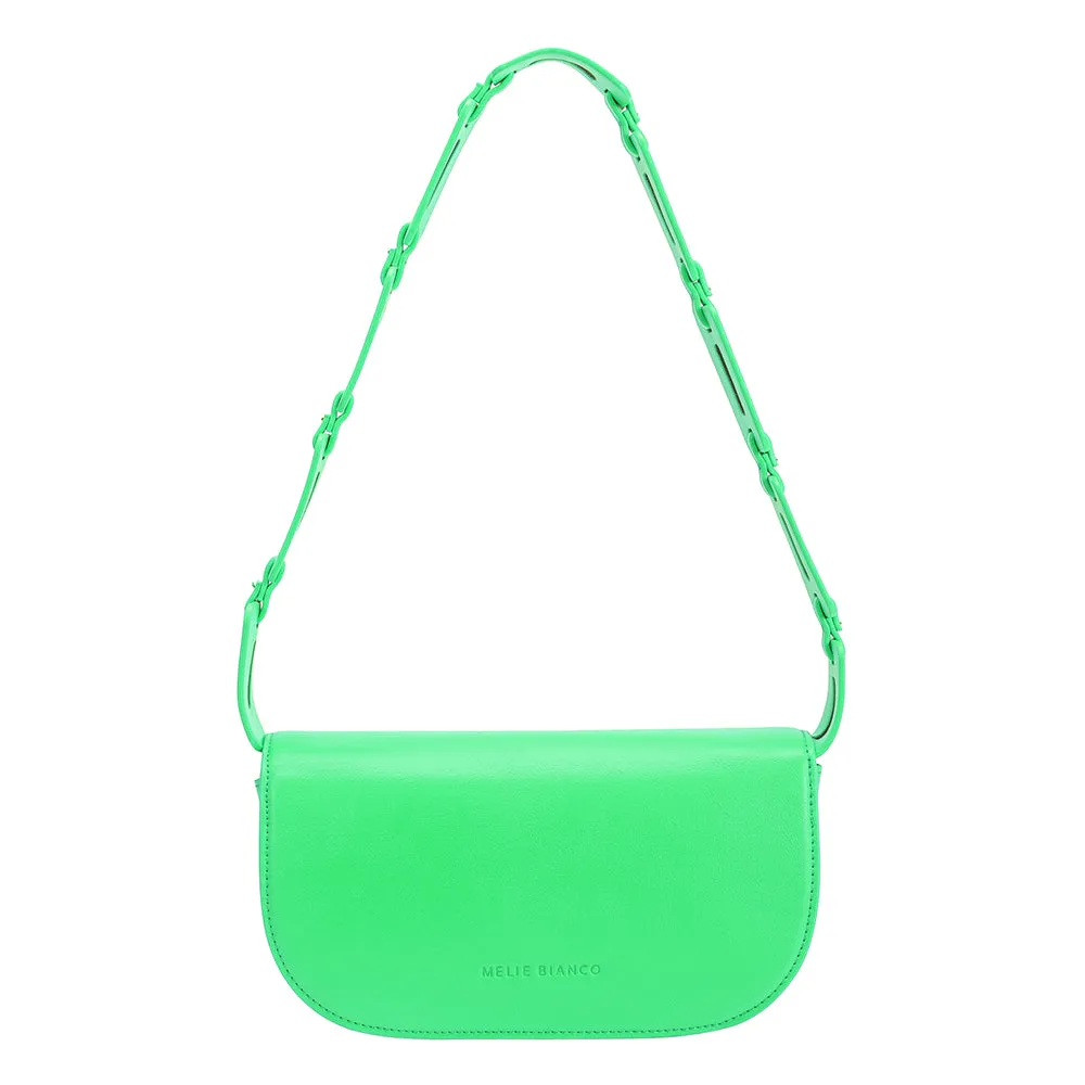 Inez Neon Green Recycled Vegan Shoulder Bag - FINAL SALE