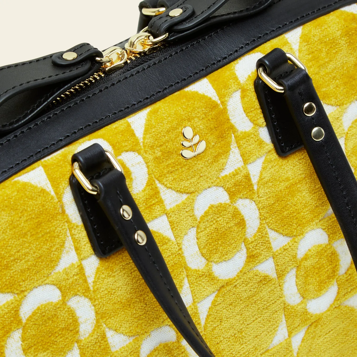 Iris Handbag - Retro Tile Dandelion