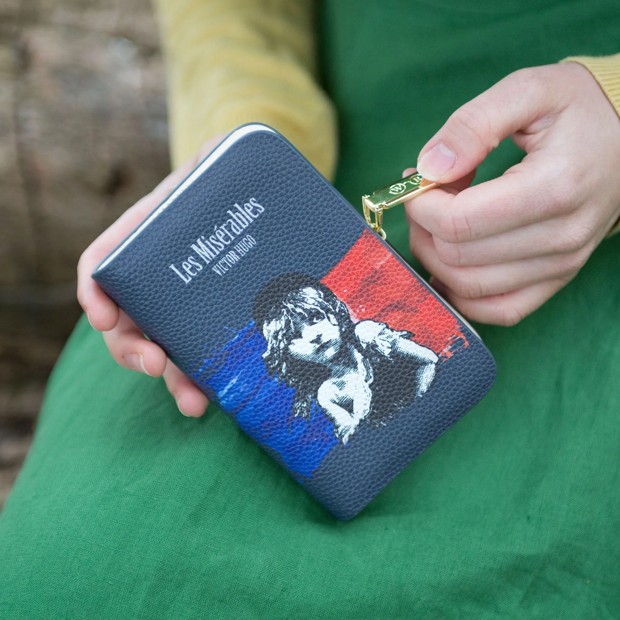 Les Miserables Book Zip Around Wallet Purse