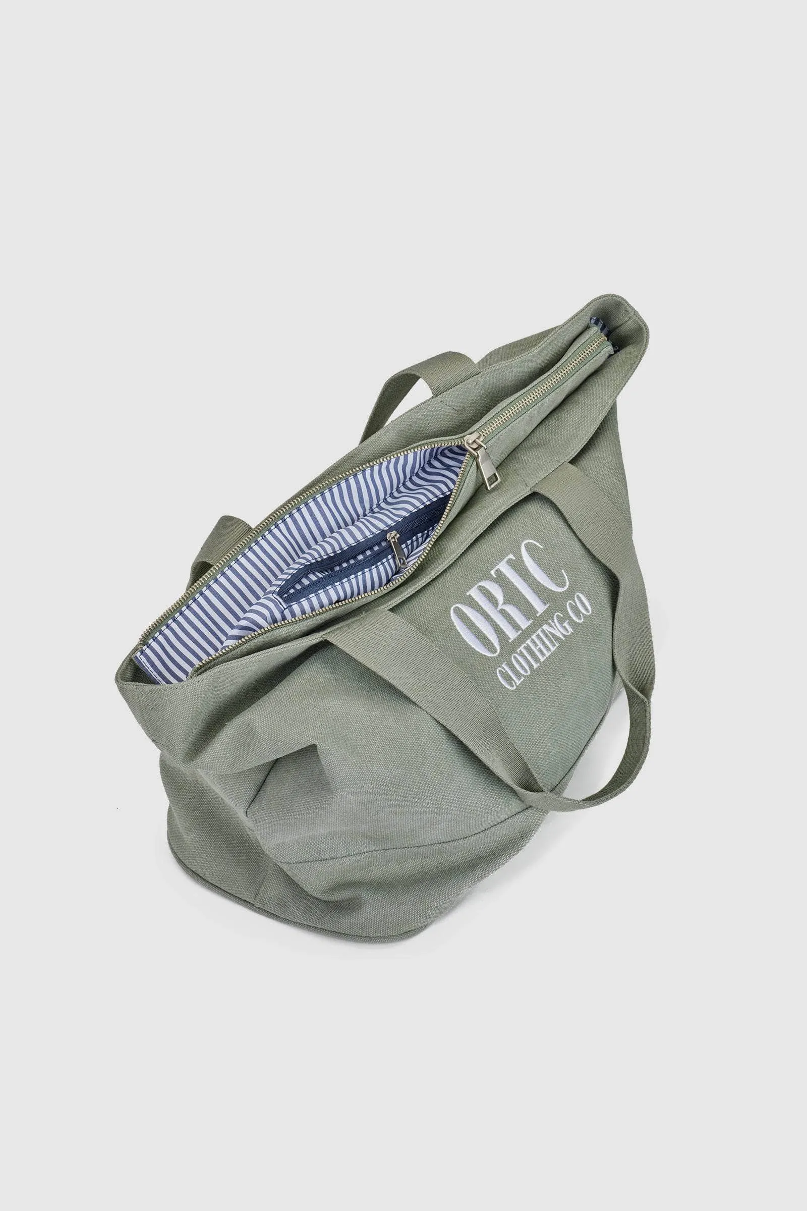 Logo Tote Olive