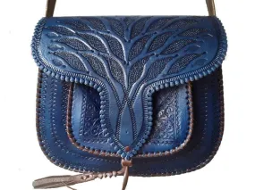 LSSAN Handbag - Dark Blue - Palm