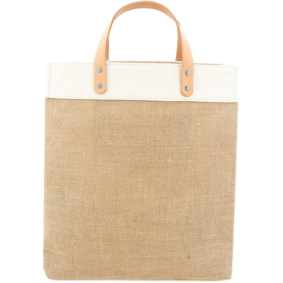 Main Squeeze Burlap Tote