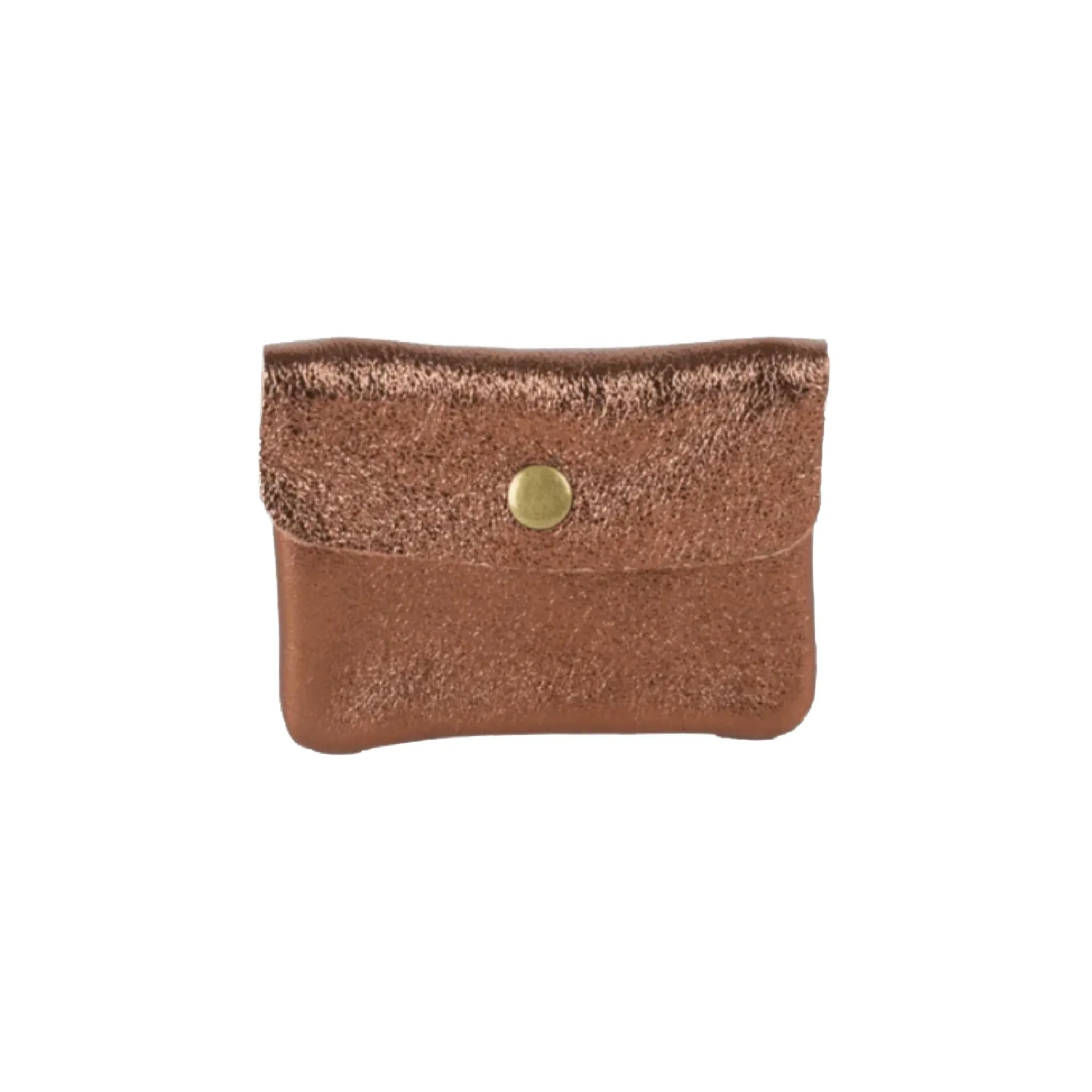 Maison Fanli Coin Purse Metallic Bronze