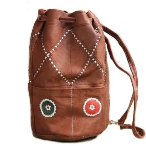 M'dina Bucket Bag - Brown Caramel