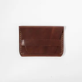 Medium Brown Flap Wallet