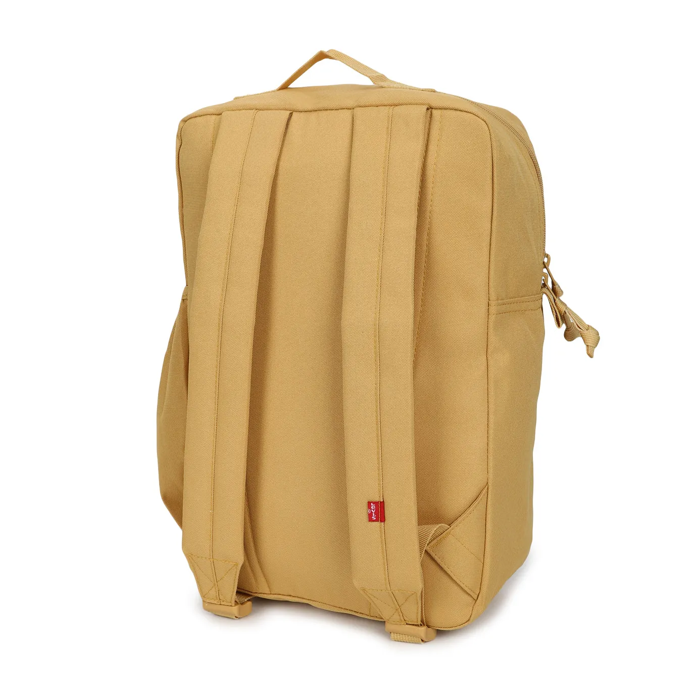 Men's Beige Colorblock Backpack