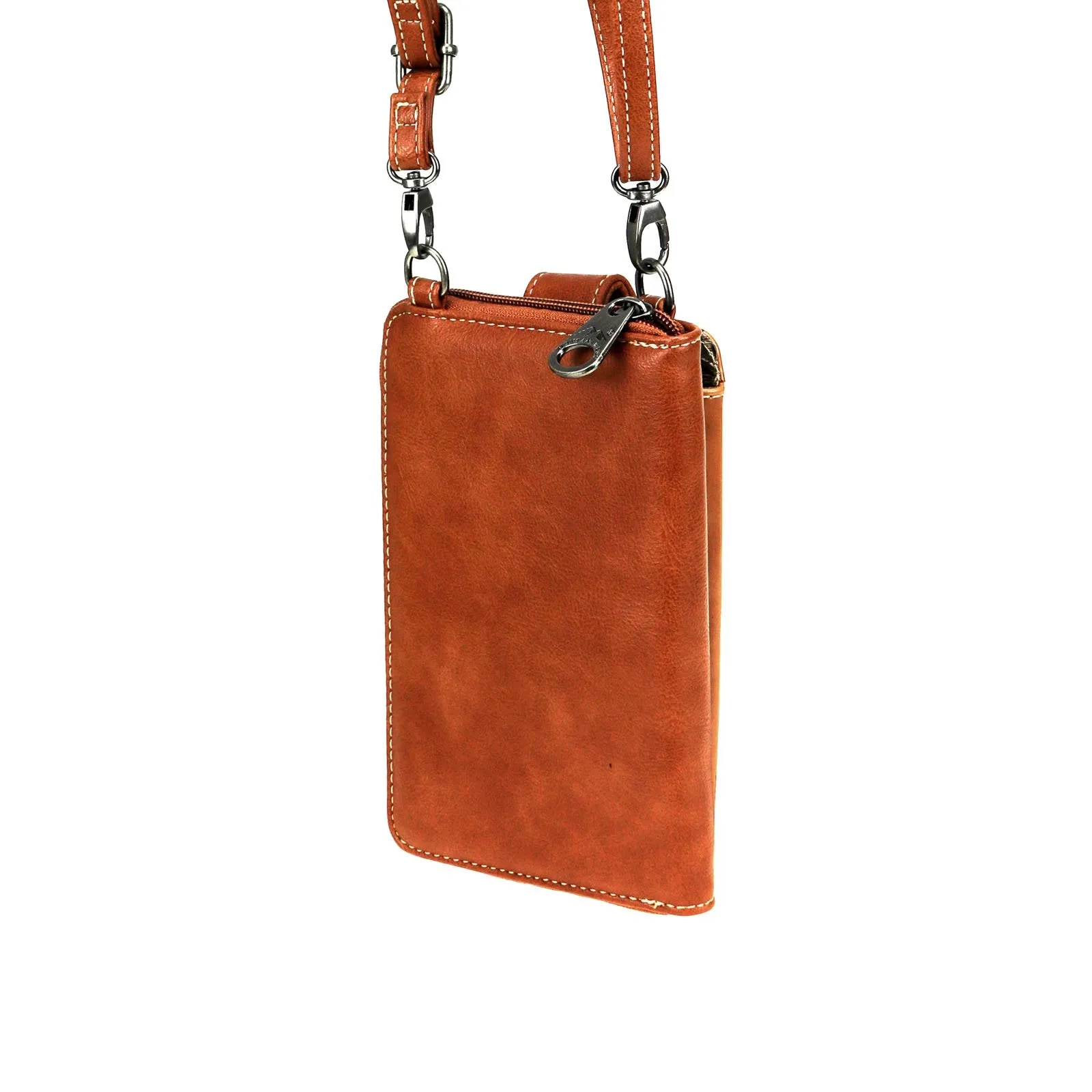 Montana West Tooled Crossbody Phone Purse