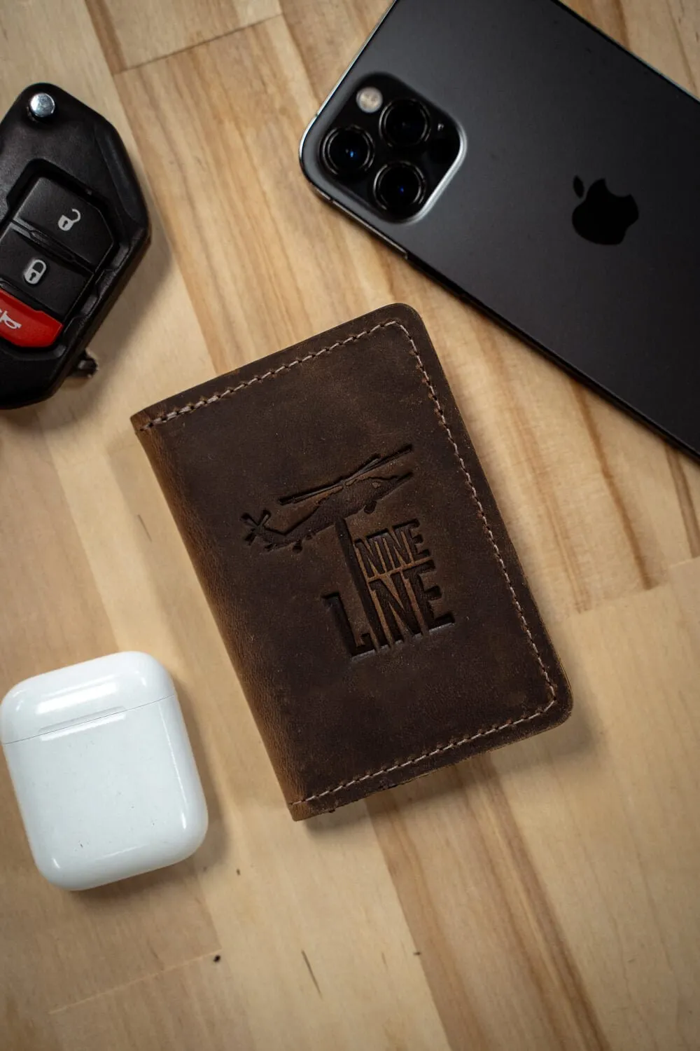 Nine Line Leather Wallet