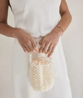 Pearl Bucket Bag - Gold