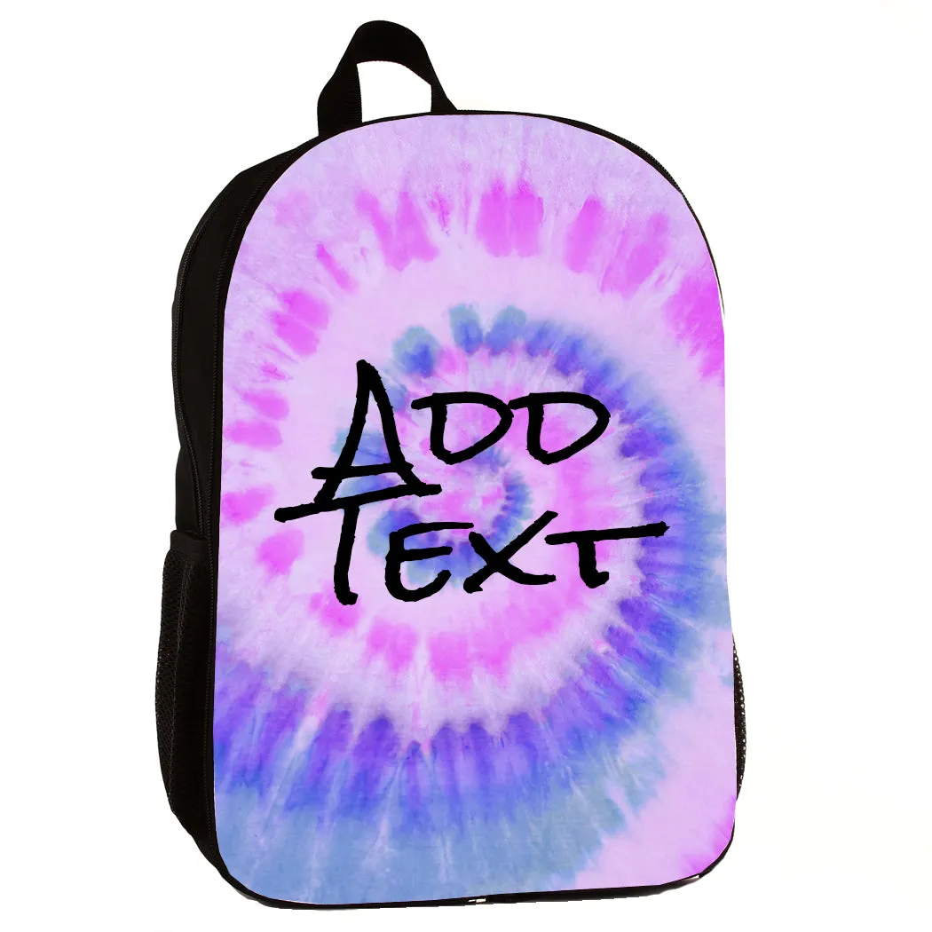 Personalized Tie Dye Backpacks / Lunch Bag / Duffel Bag / Bottle