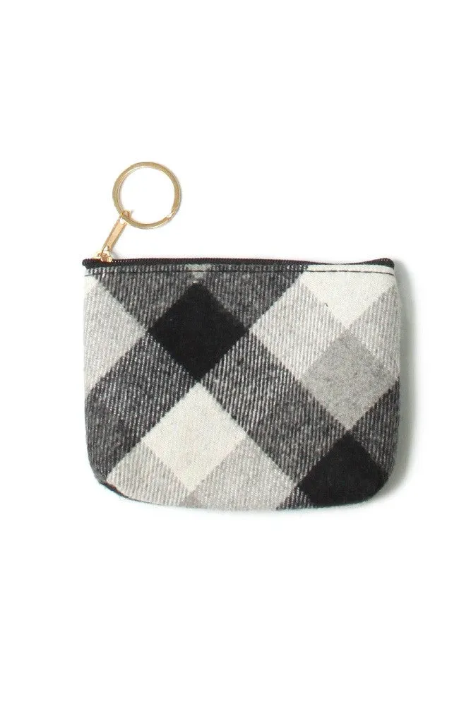 Plaid Pattern Coin Purse