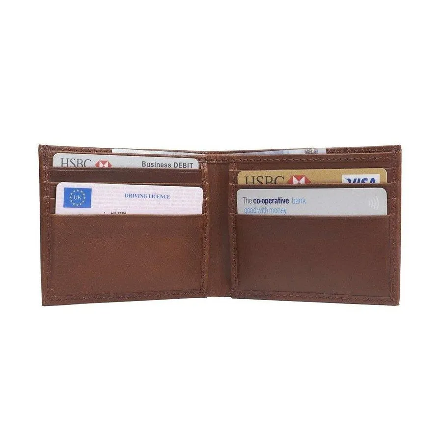 Plaited Leather Credit Card Wallet