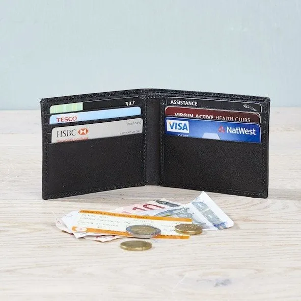 Plaited Leather Credit Card Wallet