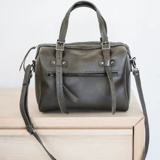 Premium Leather Priscilla Handbag 2.1 Olive