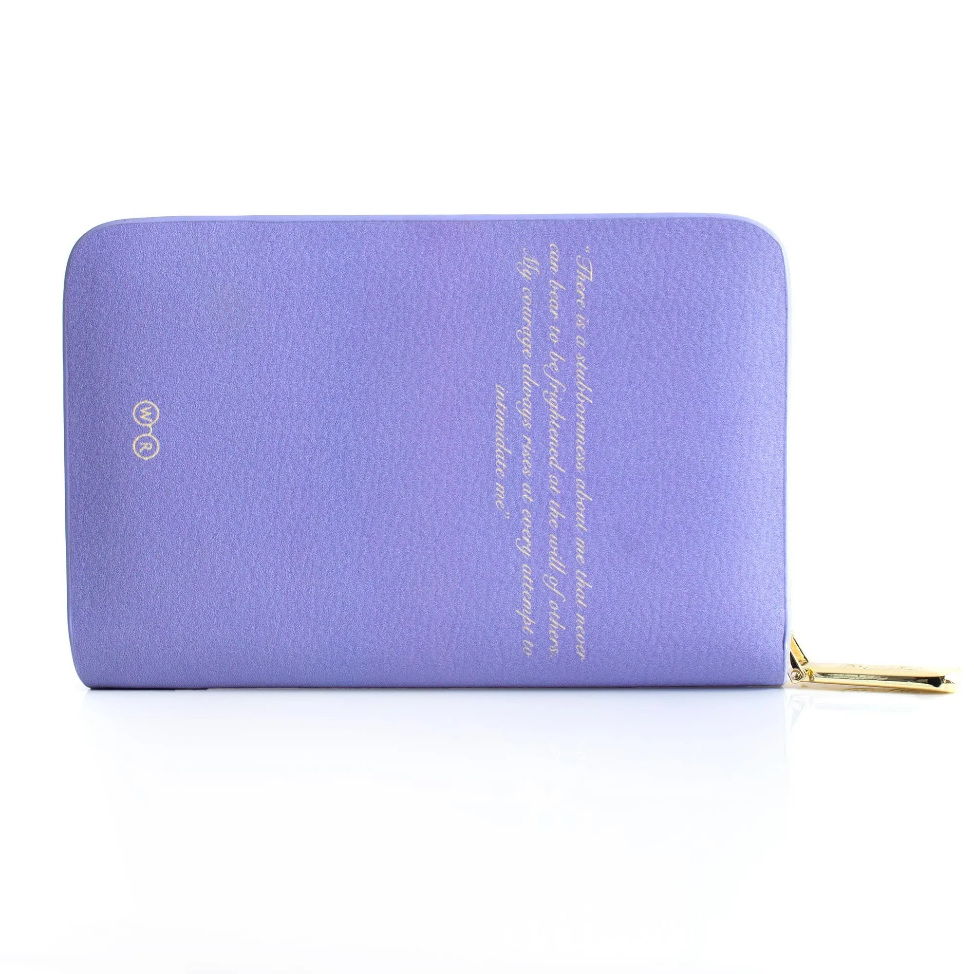 Pride and Prejudice Purple Zip Around Purse