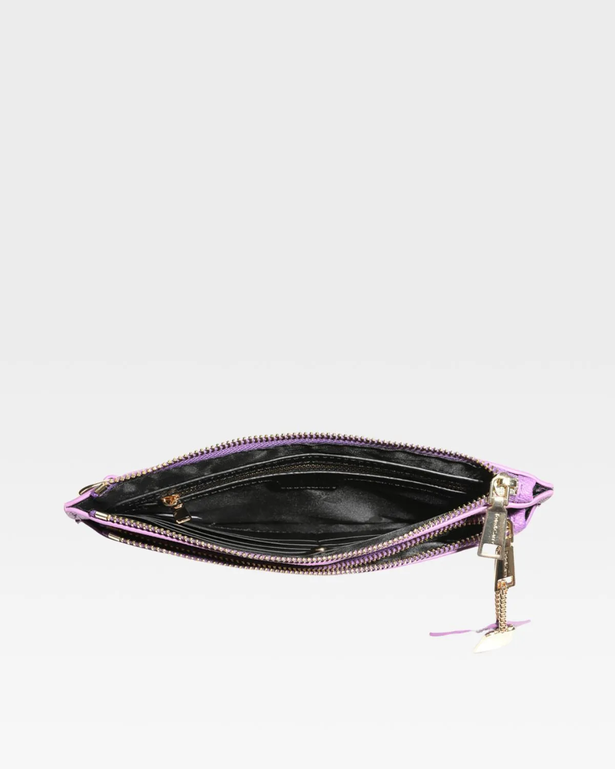 Purple Tote&Carry Clutch Bag