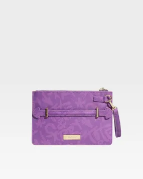 Purple Tote&Carry Clutch Bag