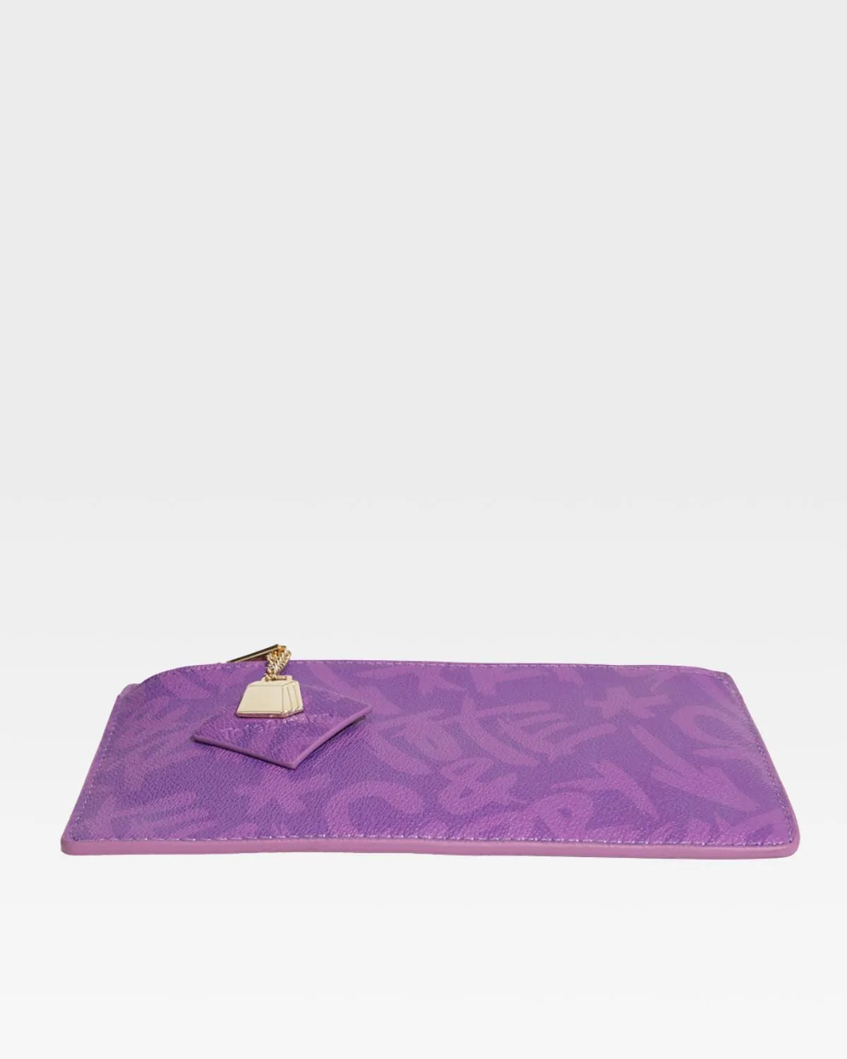 Purple Tote&Carry Clutch Bag