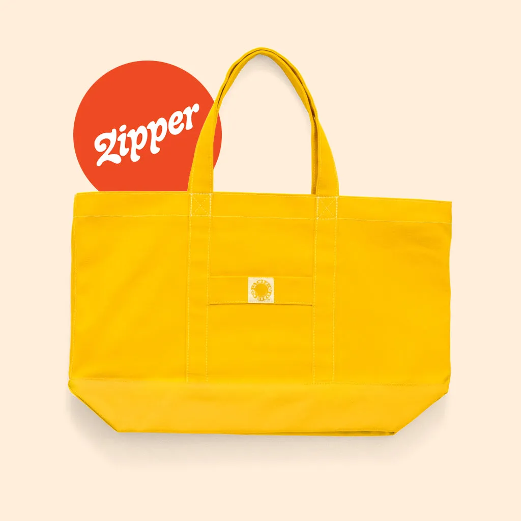 "Big Sur" Zippered Tote