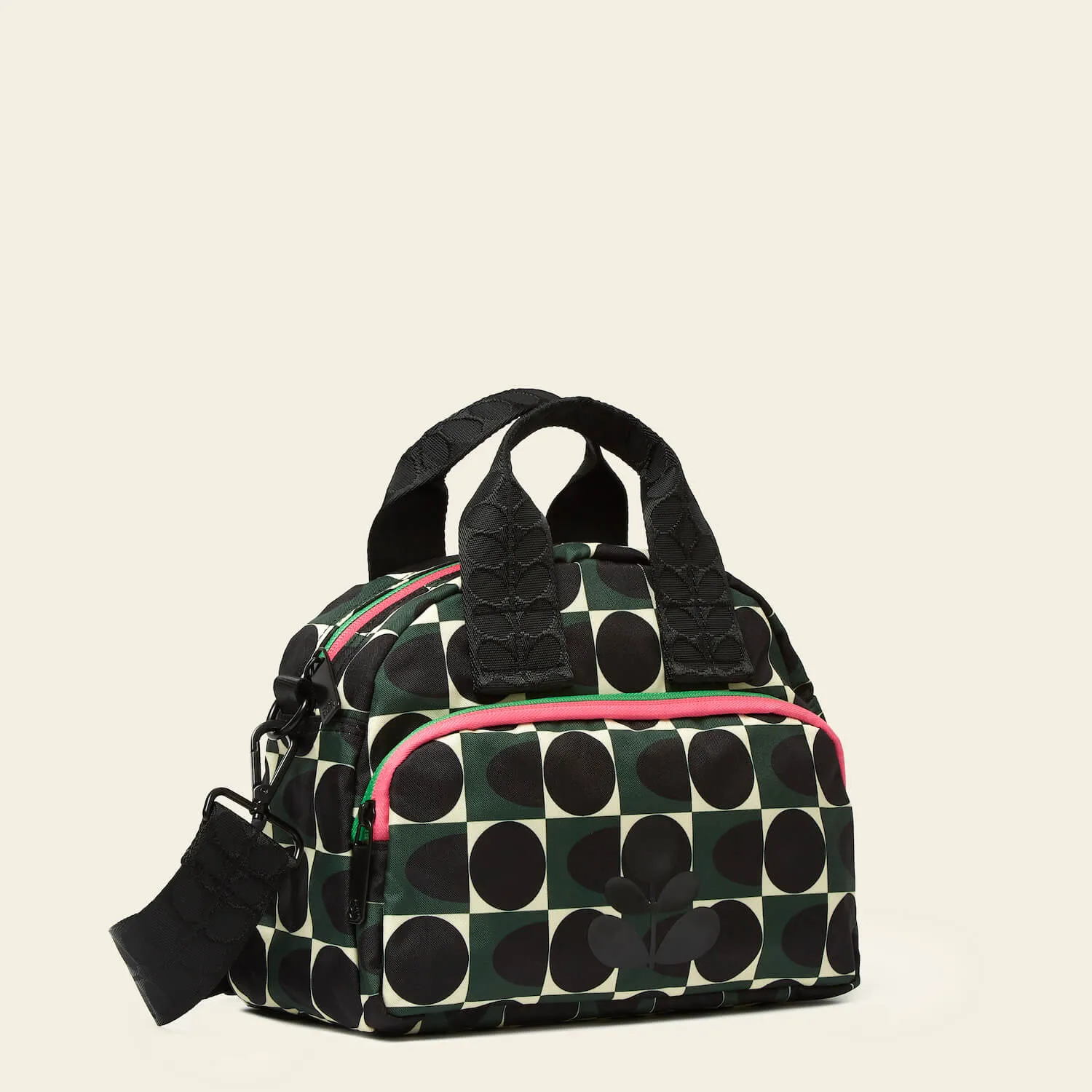 Radial Handbag - Spot Square Forest