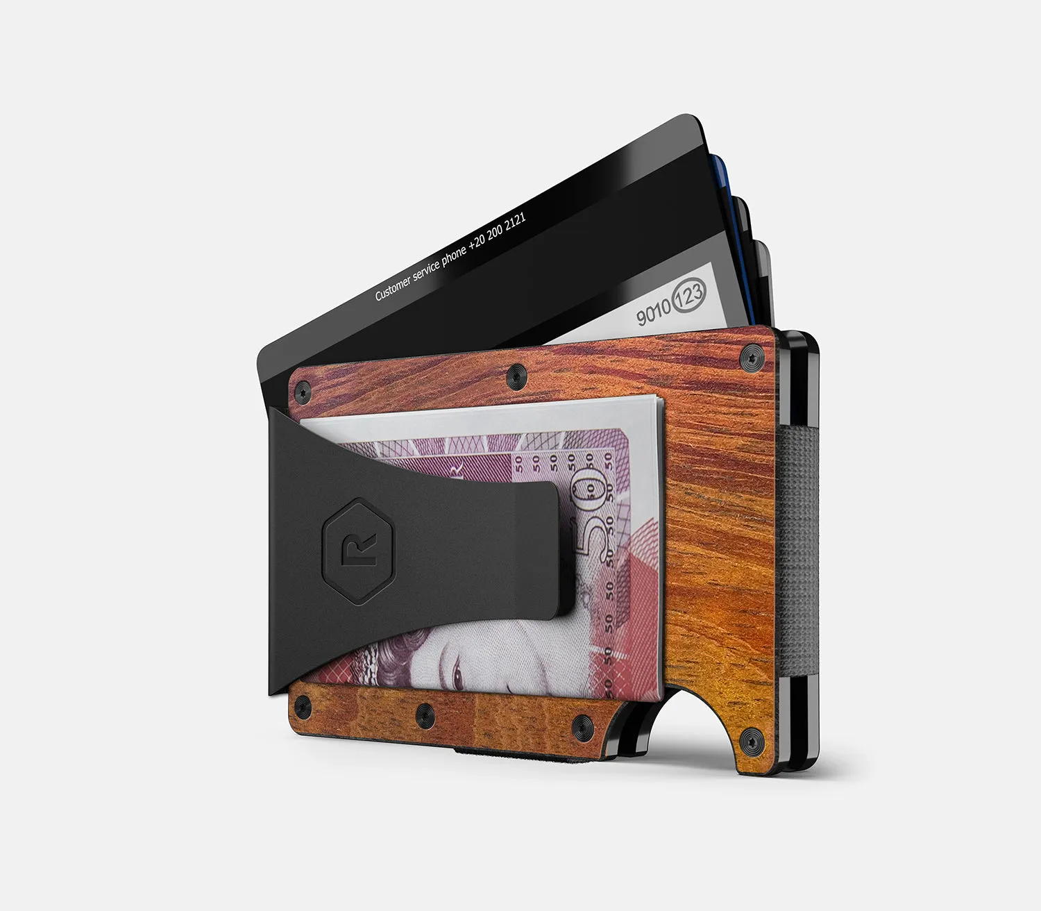 Ridge Wallet - Mopane Wood