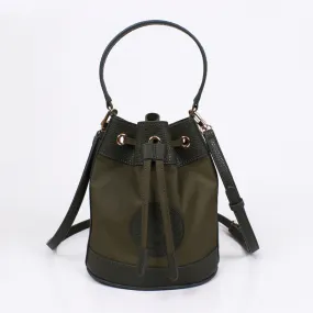 rio shoulder khaki bucket bag