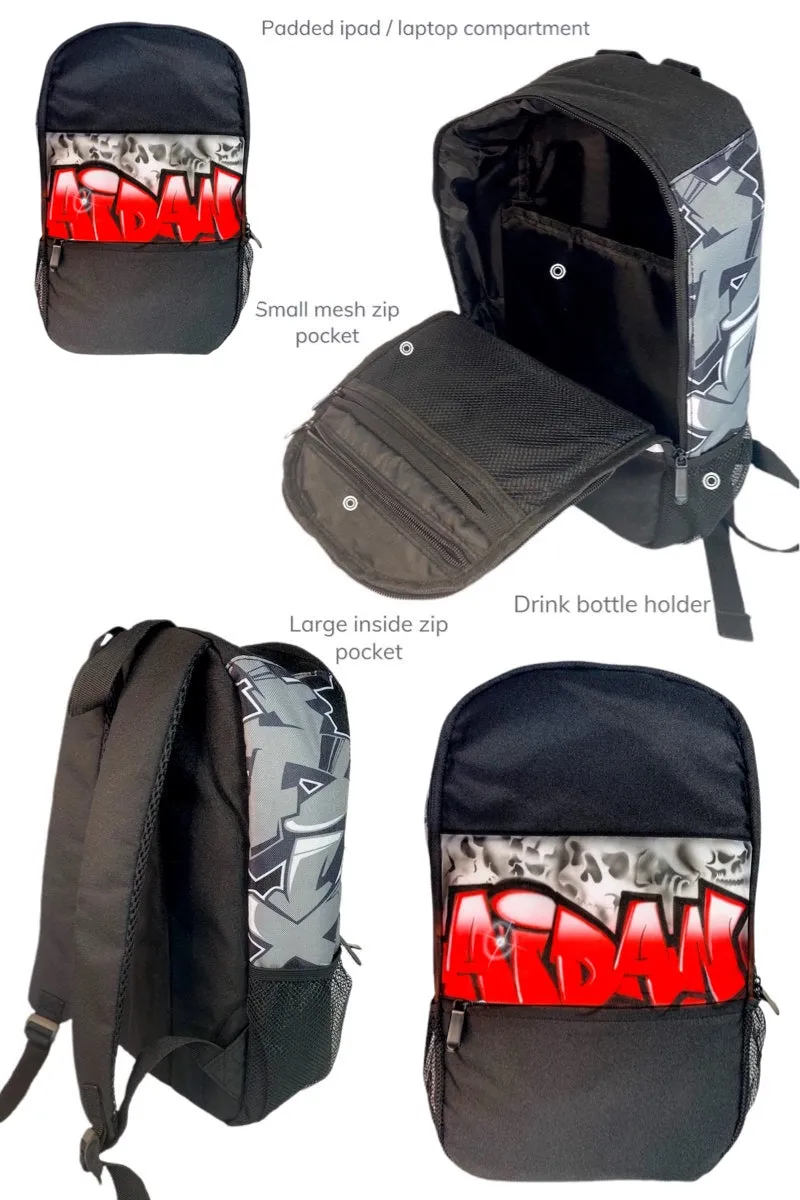 Skull Style Backpack (3)