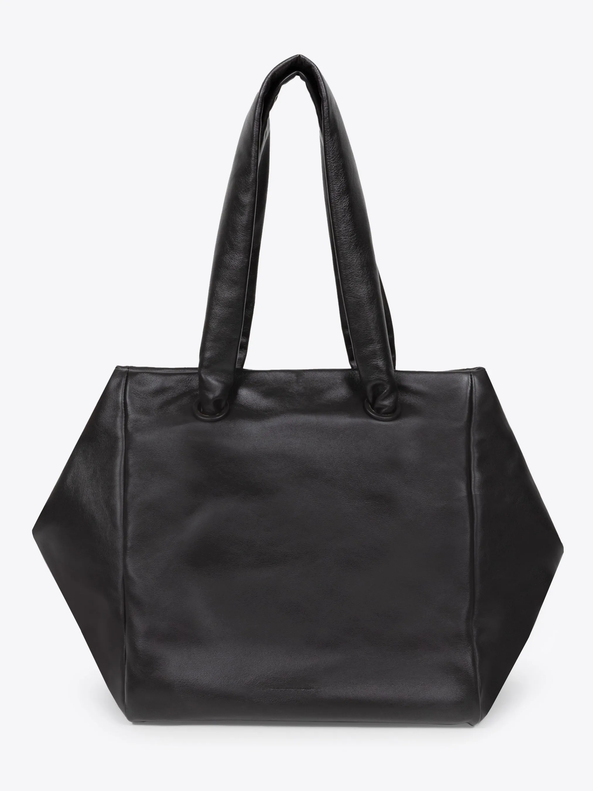 Soft leather tote