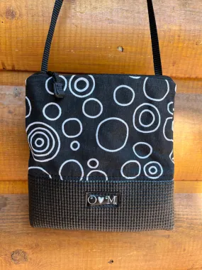 Stella Black Cross Body Purse-Circles