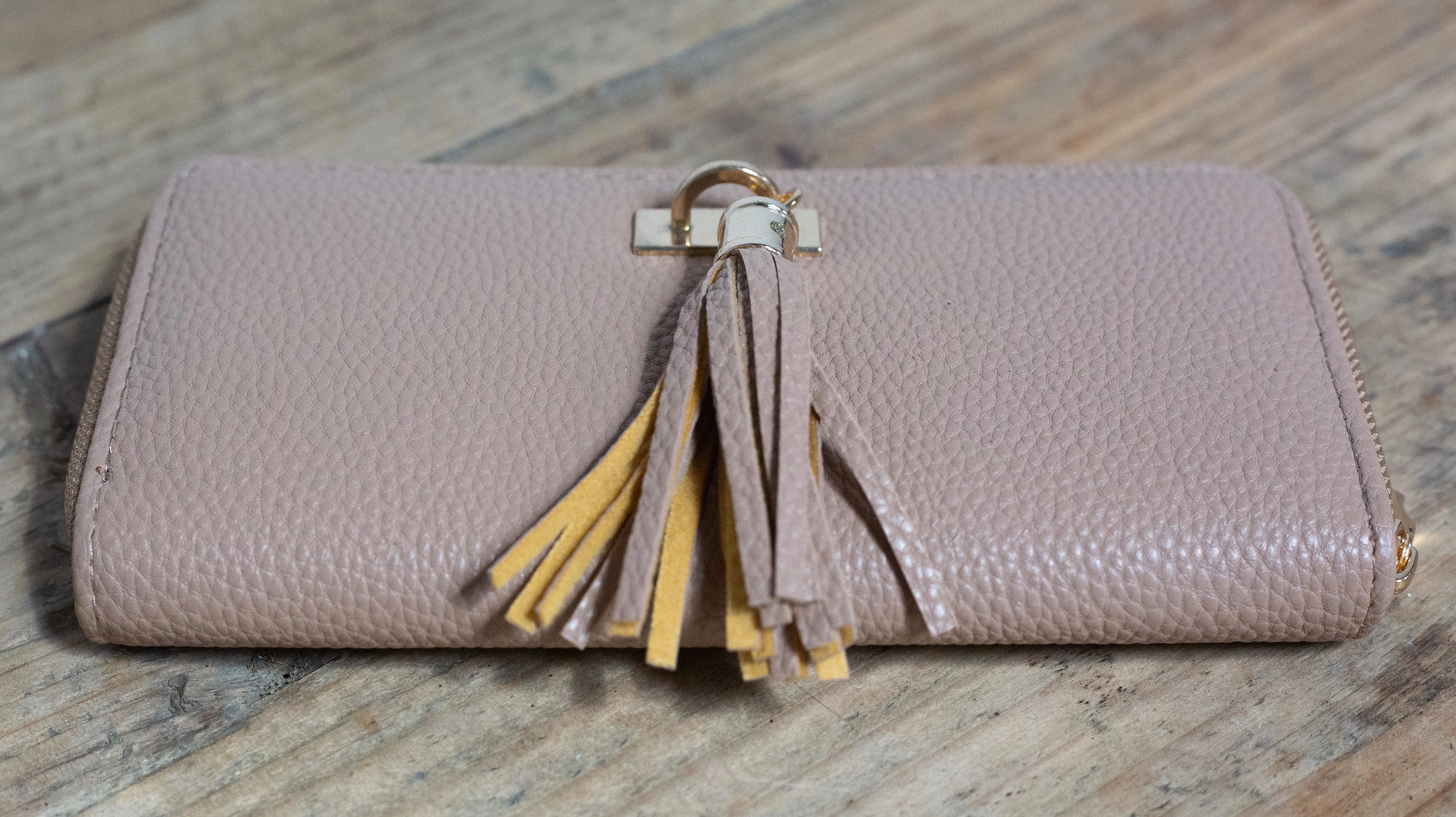 Tizzy Tassel Purse - Beige