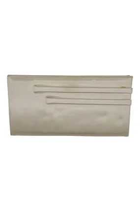 UNLABELLED Vintage cream clutch purse bag (M)